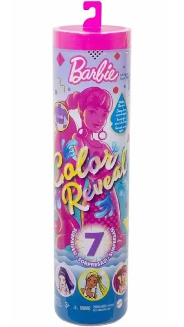 Barbie Color Reveal Renk Değiştiren Sürpriz Barbie Renk Bloklu Bebekler Seri 2 GWC56