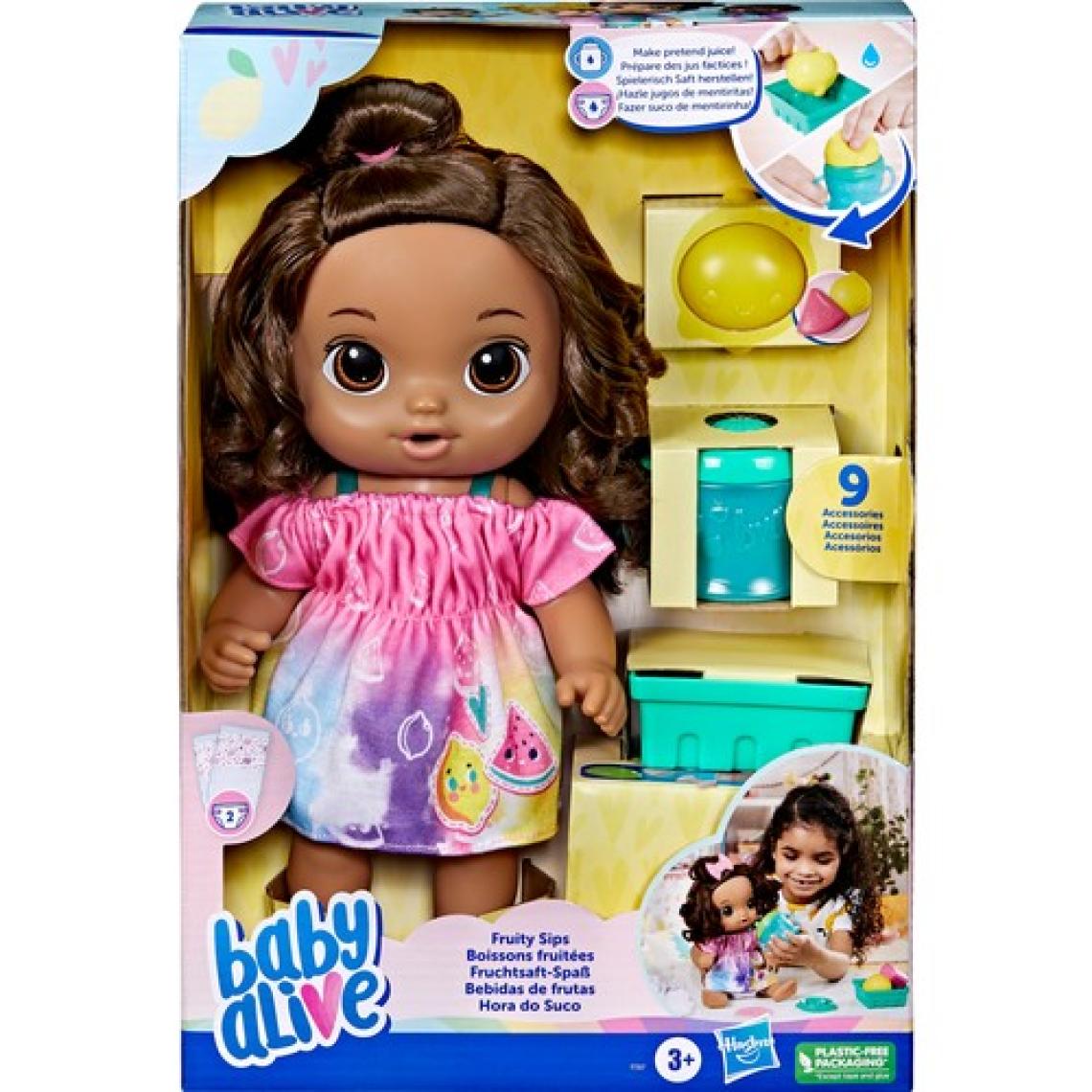 Baby Alive Bebeğimle Eğlenceli Yudumlar Esmer F7357
