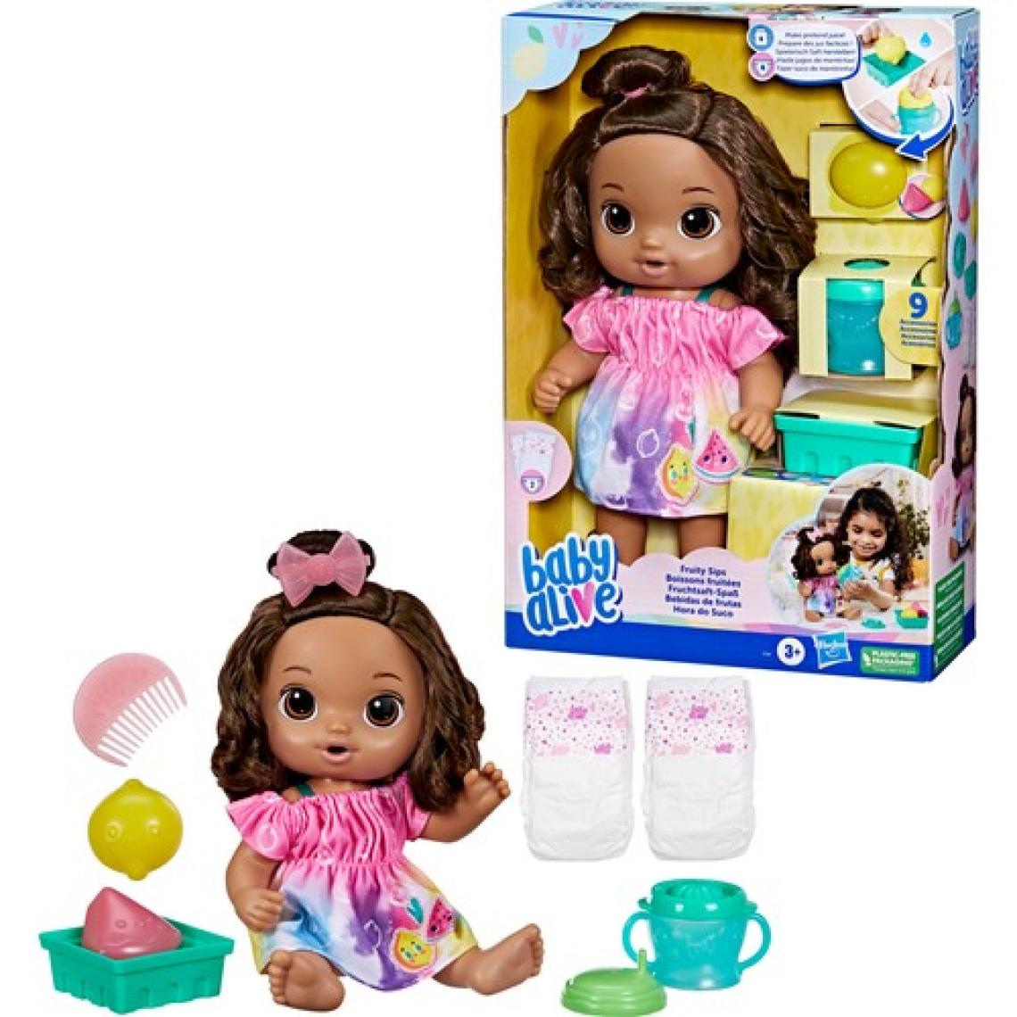 Baby Alive Bebeğimle Eğlenceli Yudumlar Esmer F7357