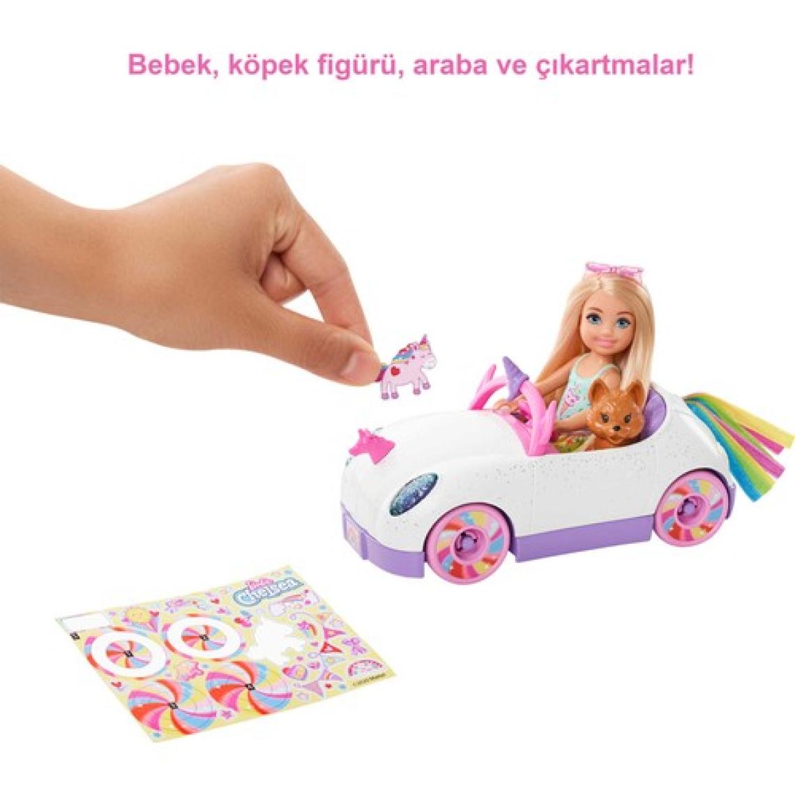 Barbie Chelsea  Bebek ve Arabası, 3 yaş ve üzeri, GXT41