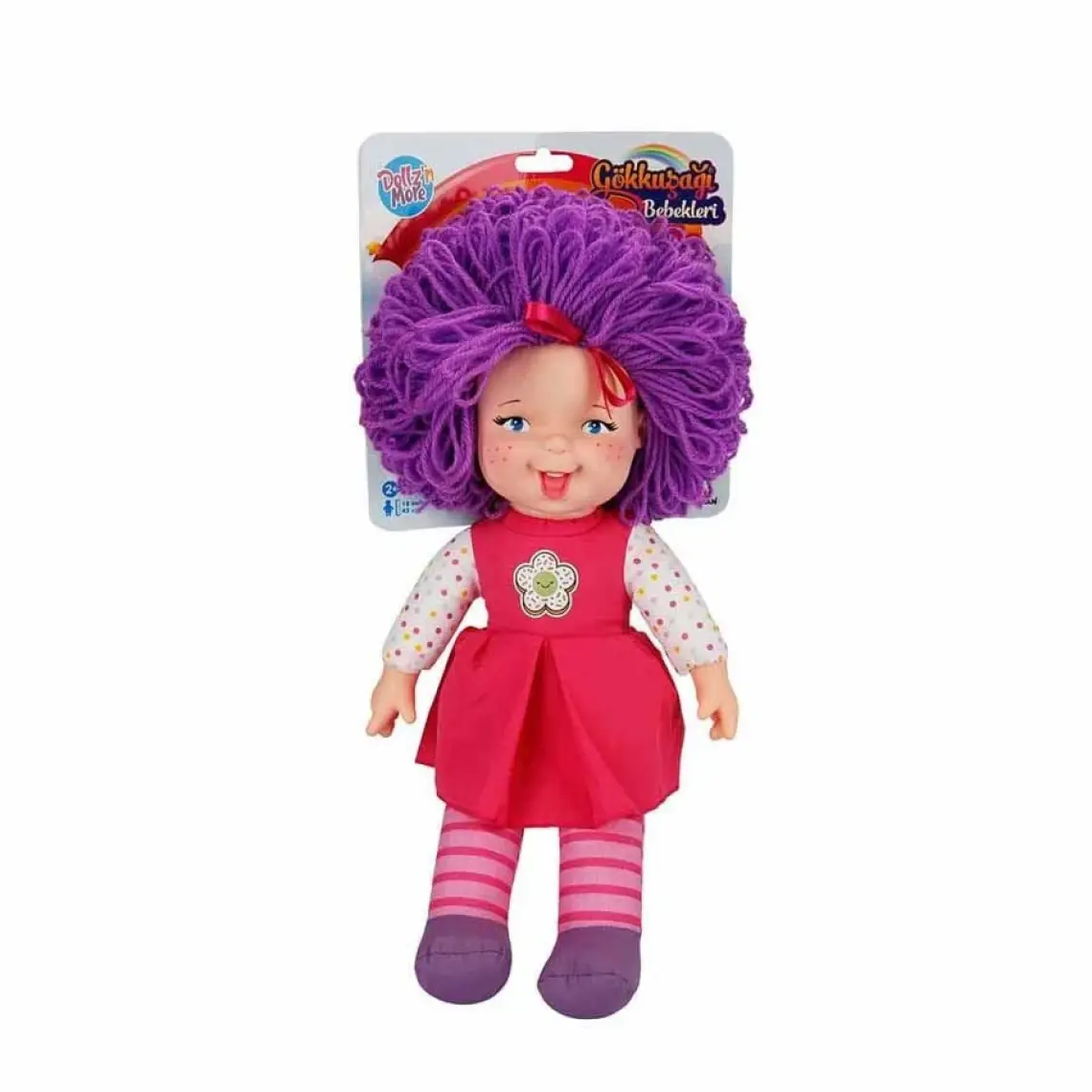 Sunman Gökkuşağı Bebekleri 40 cm Lahana Bebek