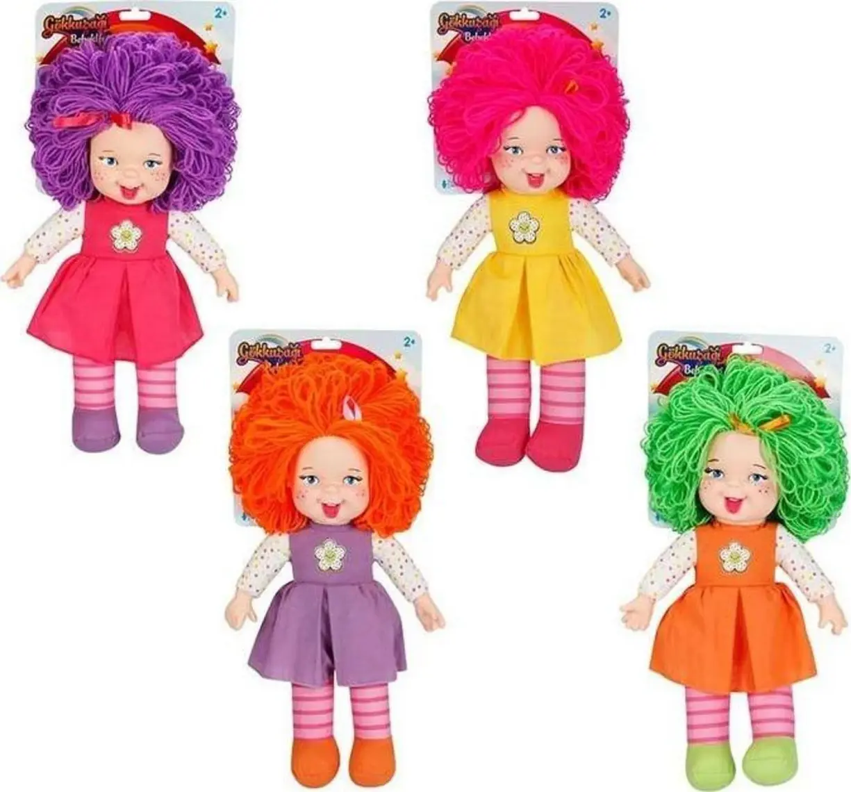 Sunman Gökkuşağı Bebekleri 40 cm Lahana Bebek