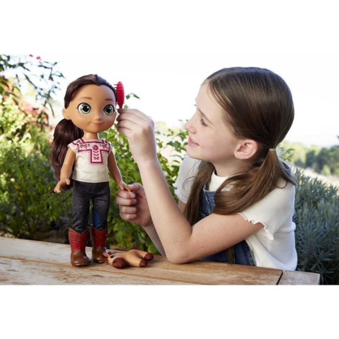 Spirit Özgür Ruh Lucky Bebek (35 Cm), Kot Pantolon, İşlemeli Kumaş Bluz ve Çizmelerden Oluşan Giysileri, Pelüş Spirit Figürü ve Fırça, 3 Yaş ve Üzeri Gxf93