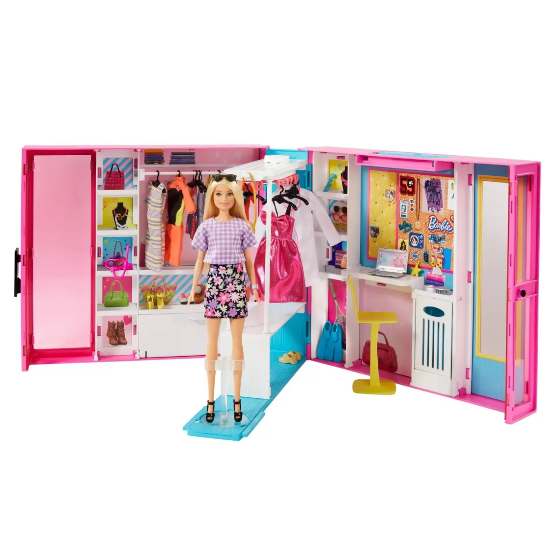 Barbie'nin Rüya Gardırobu Barbie Bebek ve 25'ten Fazla Aksesuar İle GBK10