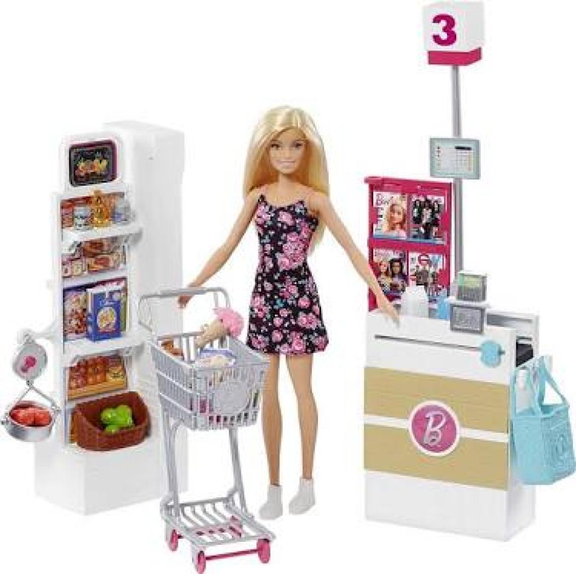Barbie Bebek Süper Market Oyun Seti FRP01