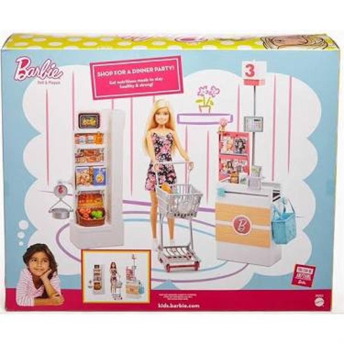 Barbie Bebek Süper Market Oyun Seti FRP01
