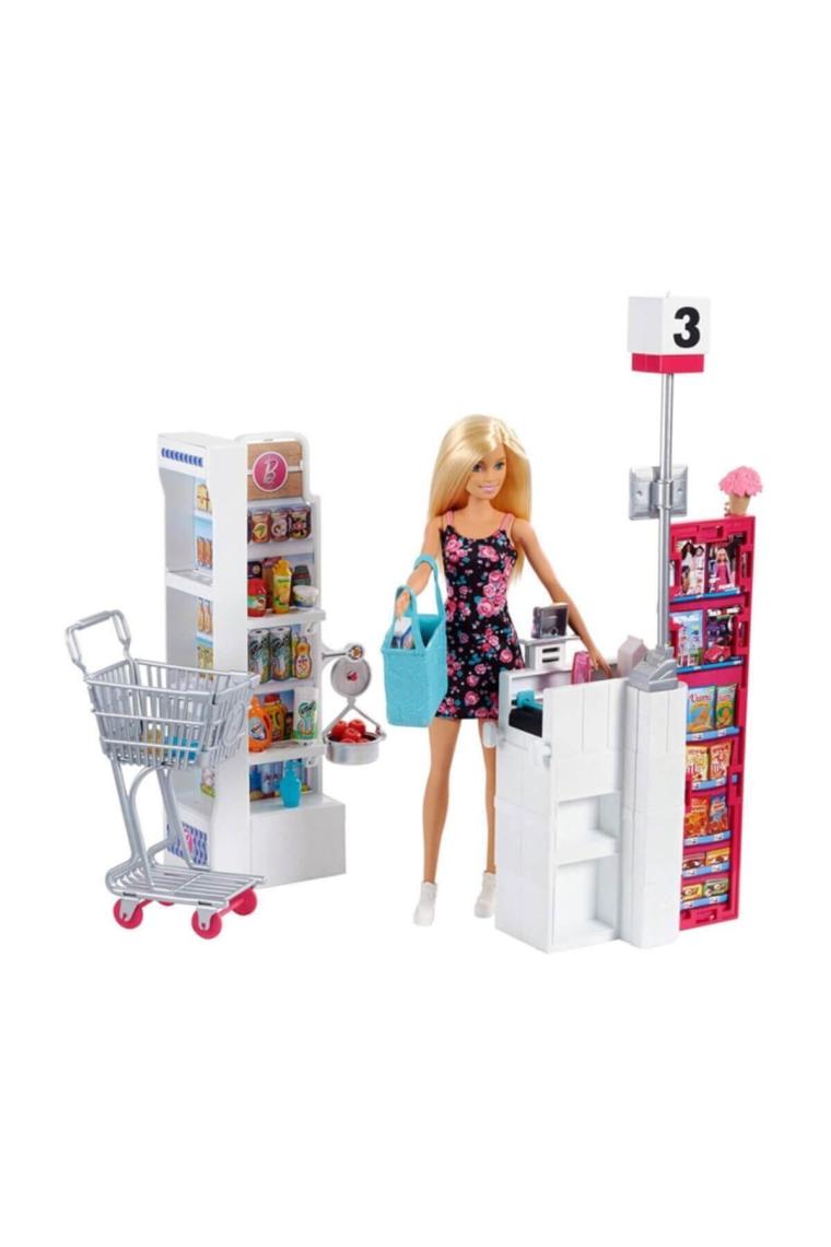 Barbie Bebek Süper Market Oyun Seti FRP01