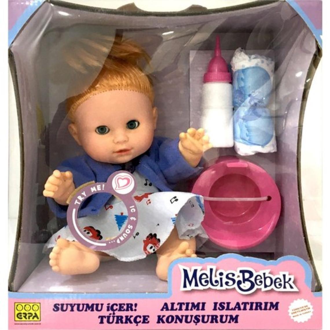 Erpa Altını Islatan Masal Anlatan Melis Oyuncak Bebek