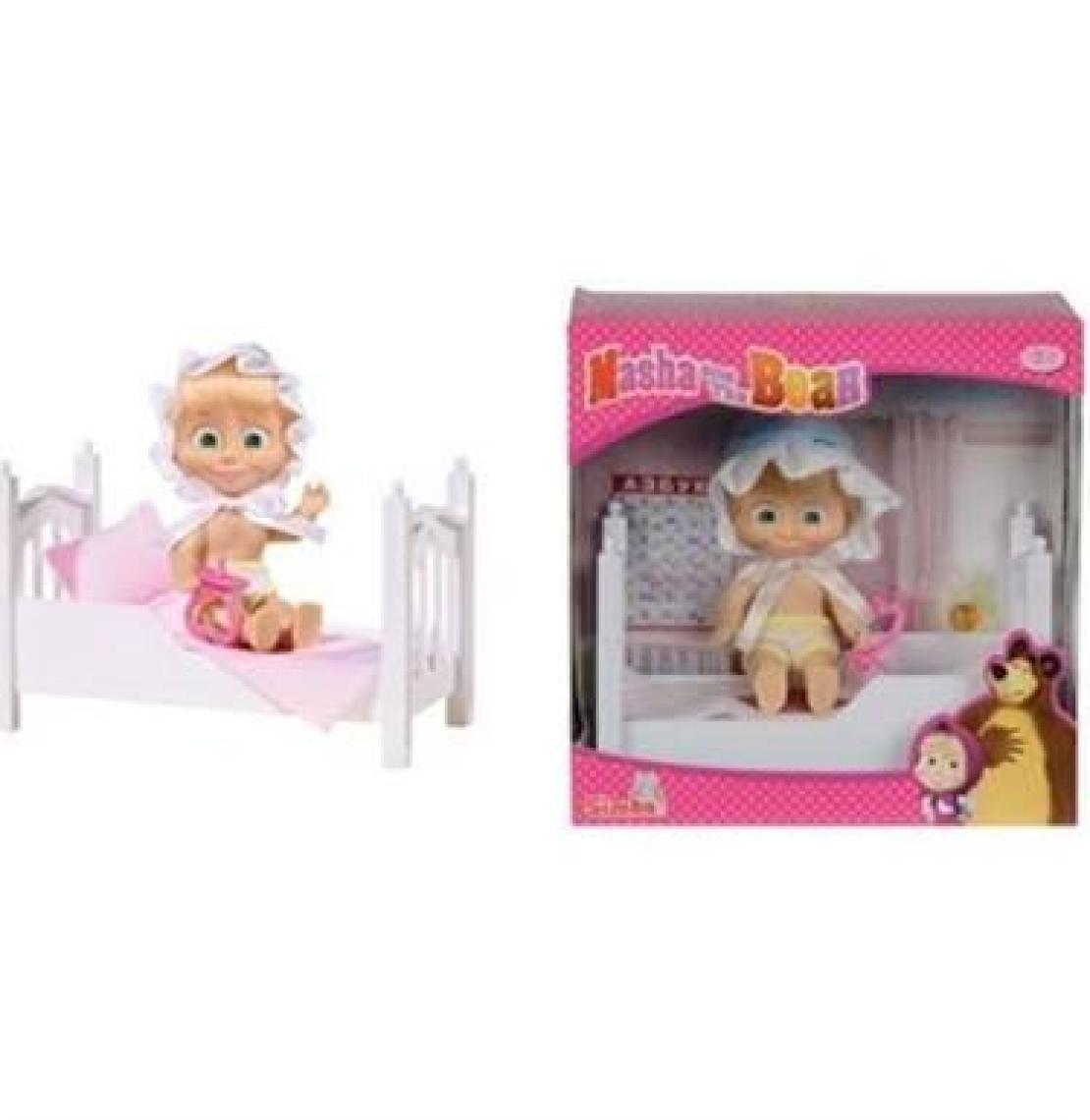 Engin Oyuncak Bebek Set Masha Yataklı/Emzikli