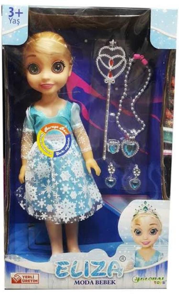 Global Frozen Eliza Şarkı Söyleyen Takı Setli Bebek