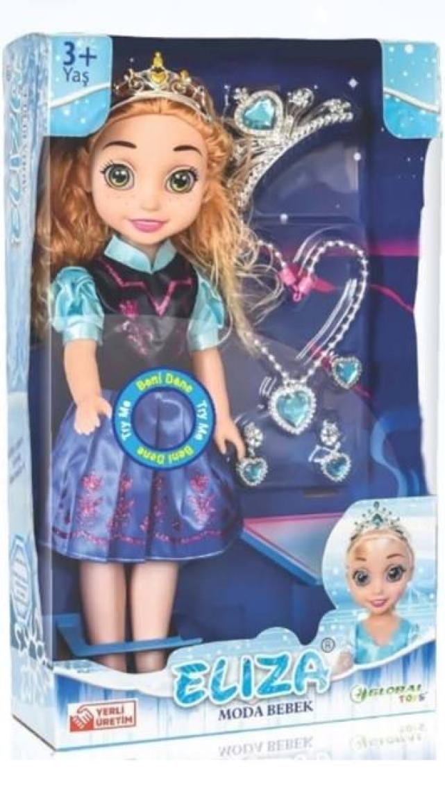 Global Frozen Eliza Şarkı Söyleyen Takı Setli Bebek