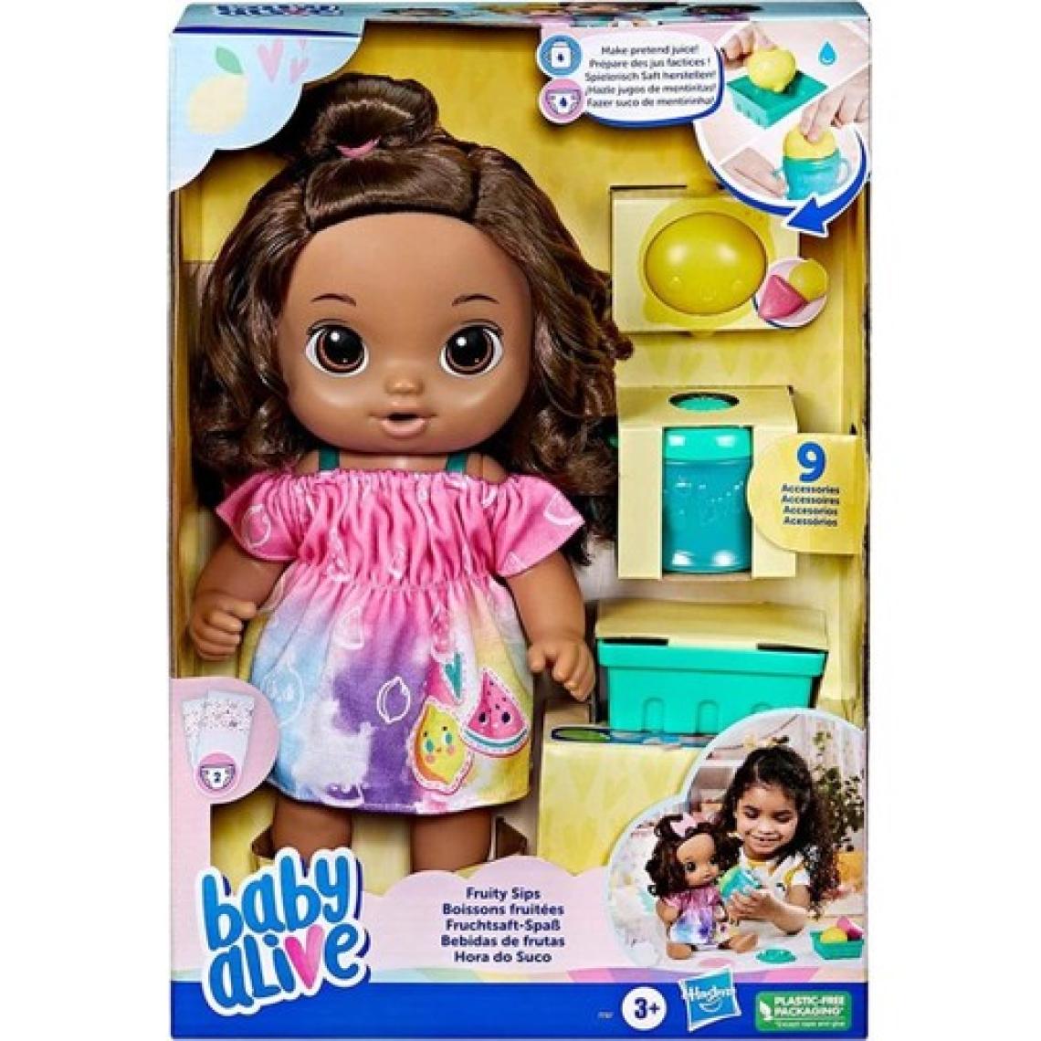 Baby Alive Bebeğimle Eğlenceli Yudumlar Esmer F7357