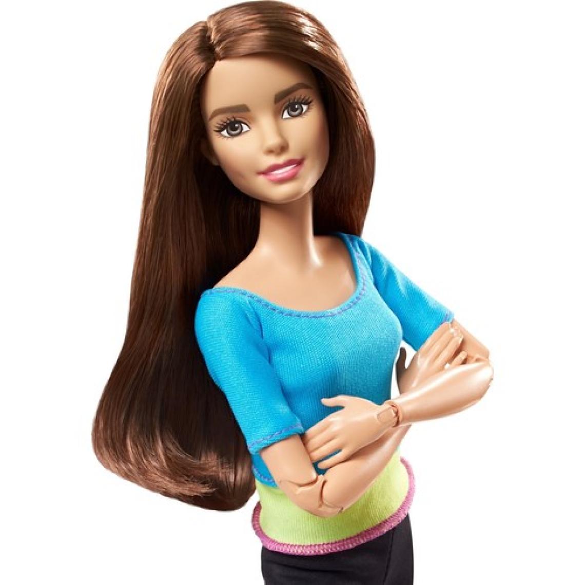 Barbie Sonsuz Hareket Bebeği, Kumral - Siyah Taytlı Djy08