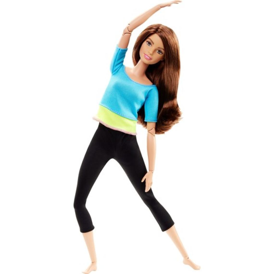 Barbie Sonsuz Hareket Bebeği, Kumral - Siyah Taytlı Djy08