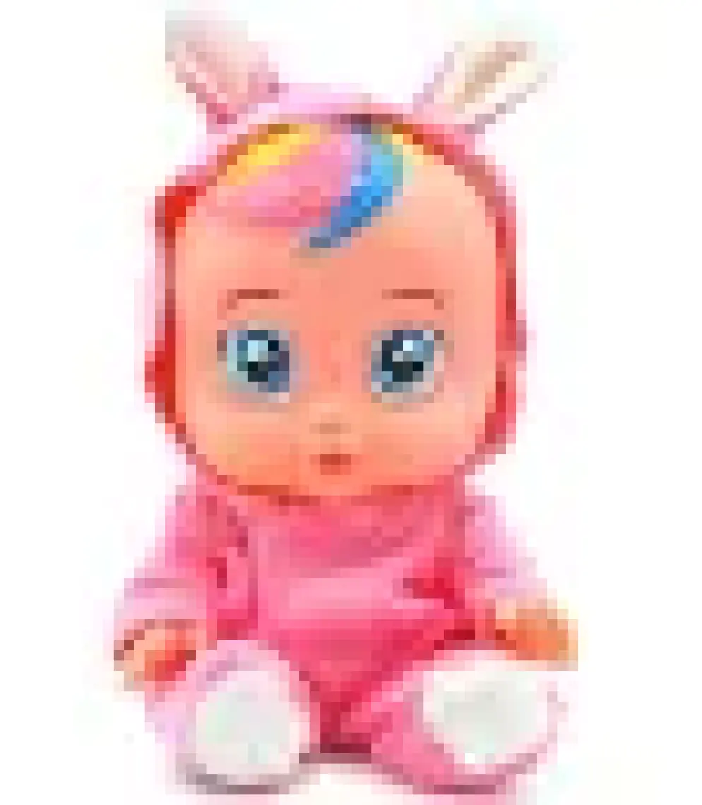 Global Toys Mavi Beyaz ve Pembe Renk Ağlayan ve Konuşan Et Bebek