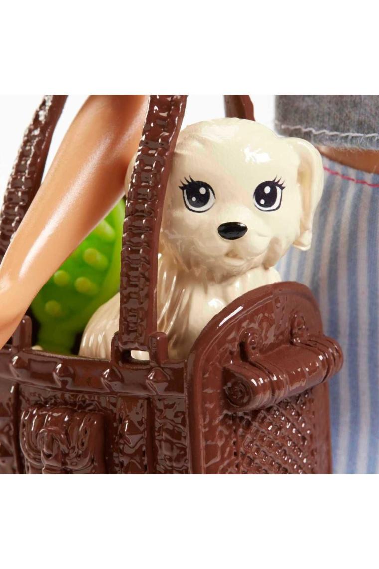 Barbie ve Sevimli Hayvan Arkadaşları, Yavru Köpek, Tavşan ve Temaya Uygun 7 Parçayla Fpr48