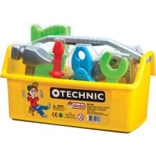 Dede Oyuncak Teknik Tamir Çantası Sarı 17588
