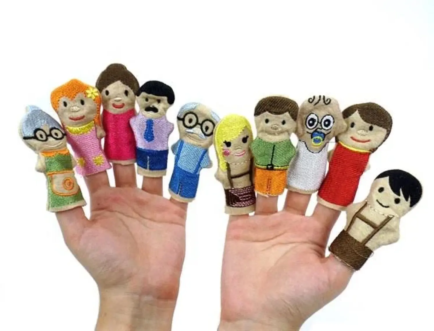 Anki Toys Parmak Kukla Seti İnsanlar 10'lu