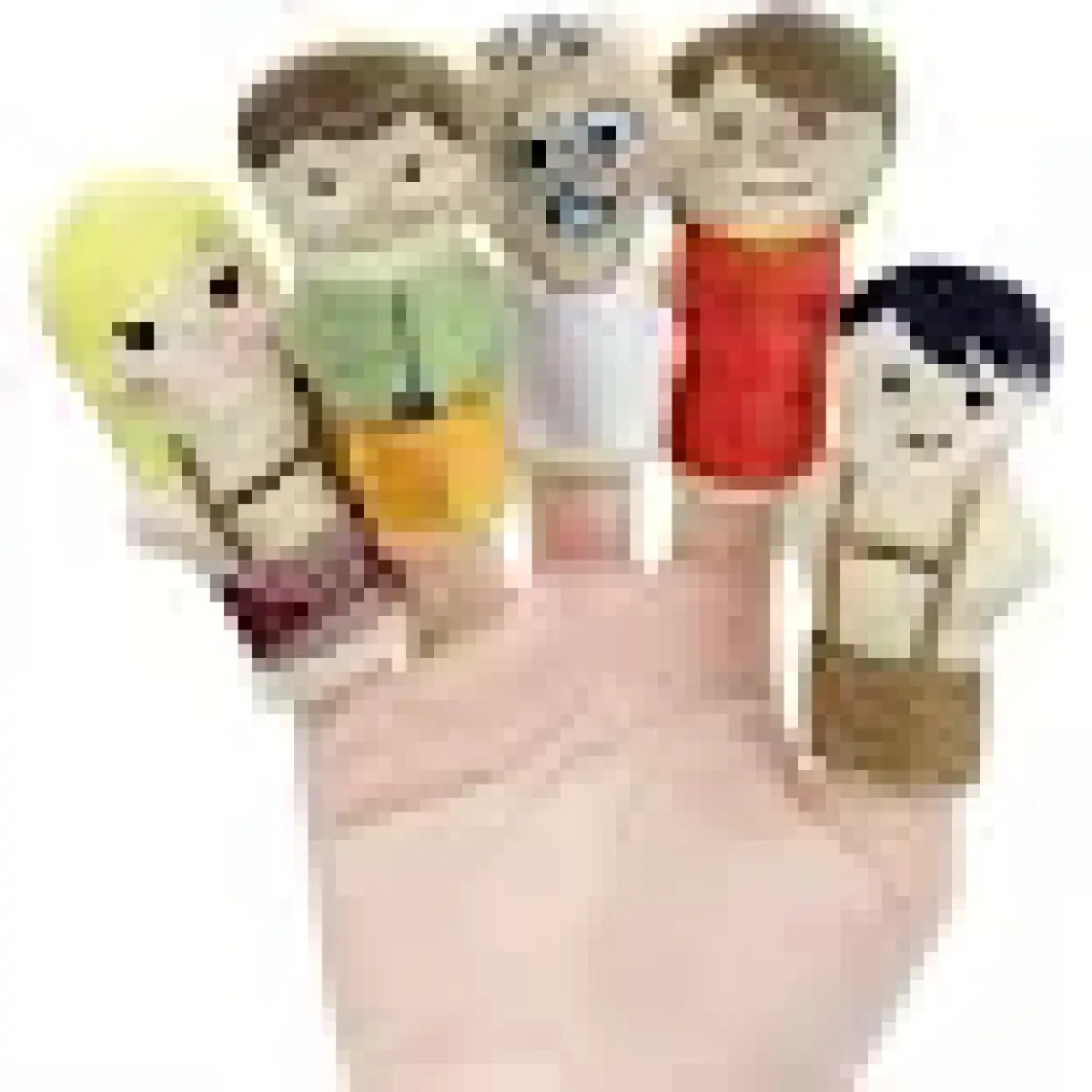 Anki Toys Parmak Kukla Seti İnsanlar 10'lu