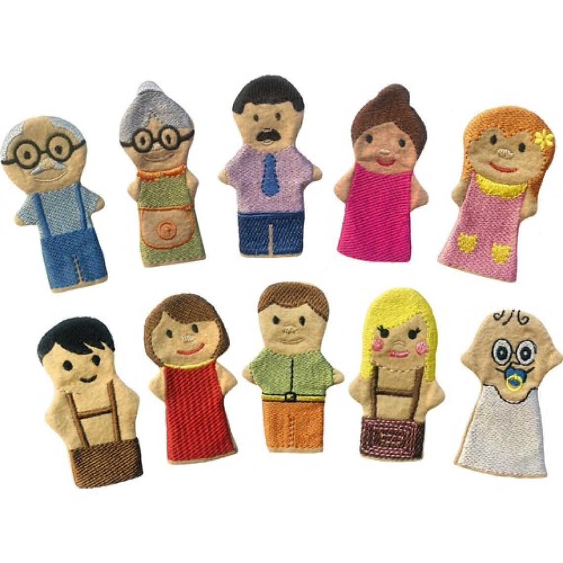 Anki Toys Parmak Kukla Seti İnsanlar 10'lu