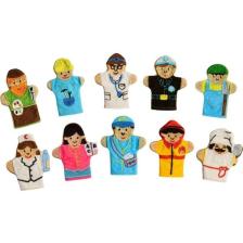 Edutoys Meslekler Parmak Kuklalar 10'lu Paket