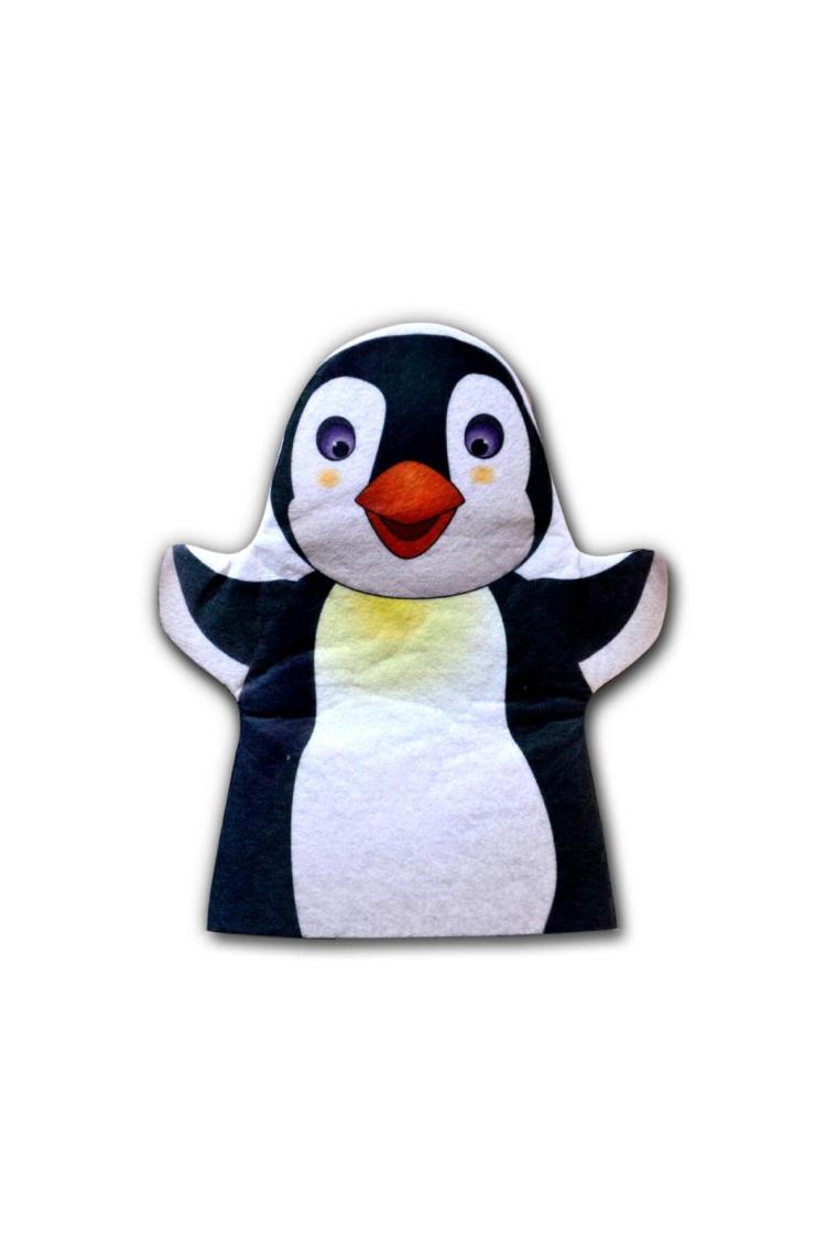 Tox Penguen Vahşi Hayvanlar Keçe El Kukla , Eğitici Oyuncak