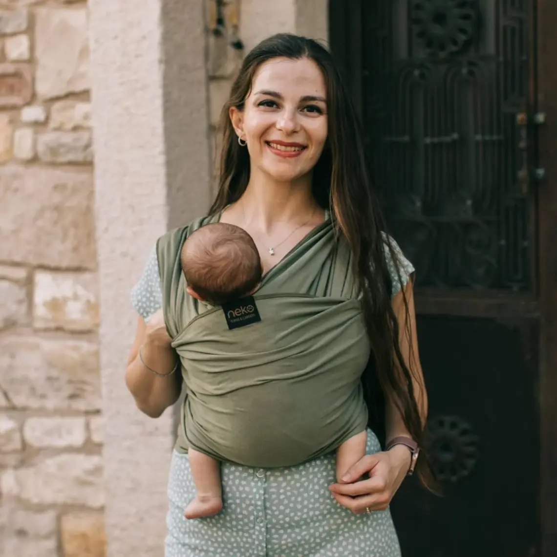 Neko Esnek Wrap Sling – Haki