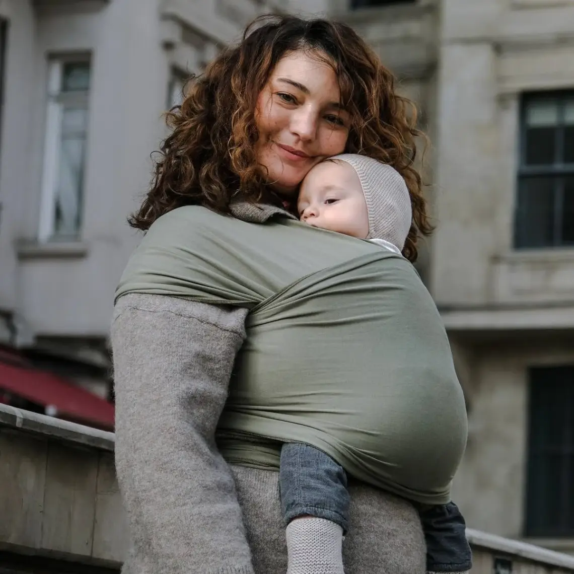 Neko Esnek Wrap Sling – Haki