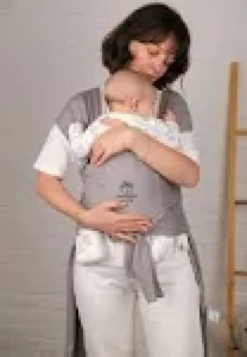 Lorasina Baby Sırt Destekli Ayarlanabilen Sling, Wrap, Taşıma Şalı, Ana Kucağı