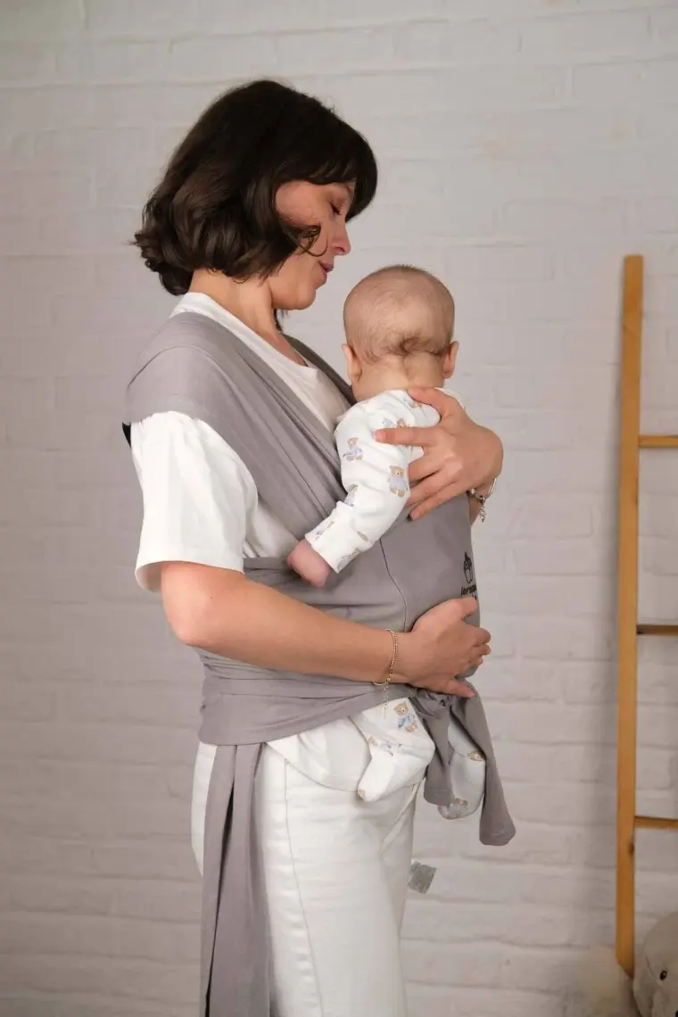 Lorasina Baby Sırt Destekli Ayarlanabilen Sling, Wrap, Taşıma Şalı, Ana Kucağı