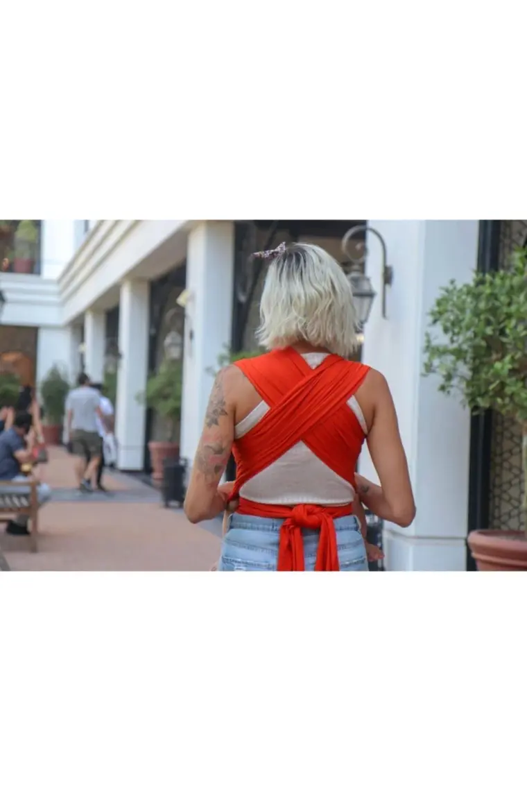 Neko Esnek Wrap Sling – Turuncu