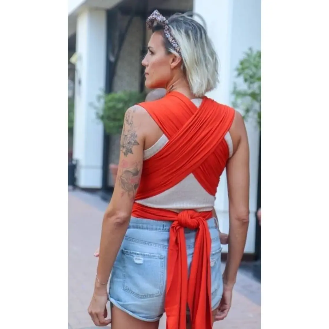 Neko Esnek Wrap Sling – Turuncu
