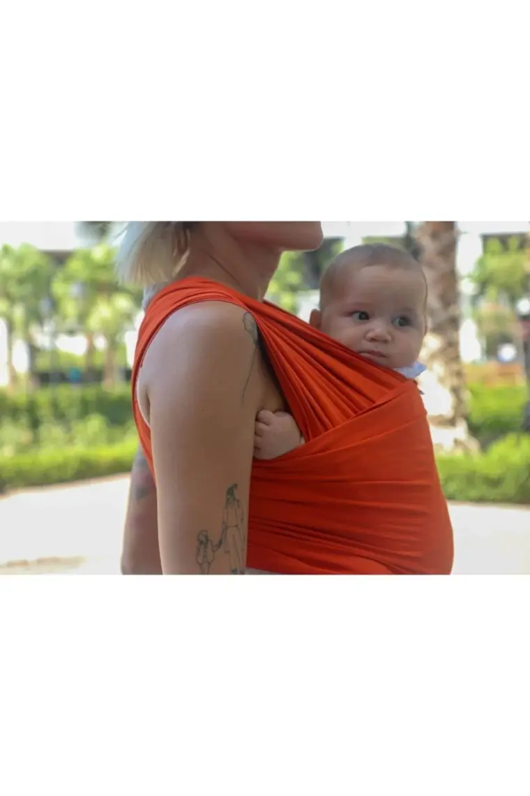 Neko Esnek Wrap Sling – Turuncu