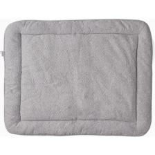 Uygun Bebe Kapitone Emekleme Minderi Oyun Matı 75X95X5 cm Mavi Gri