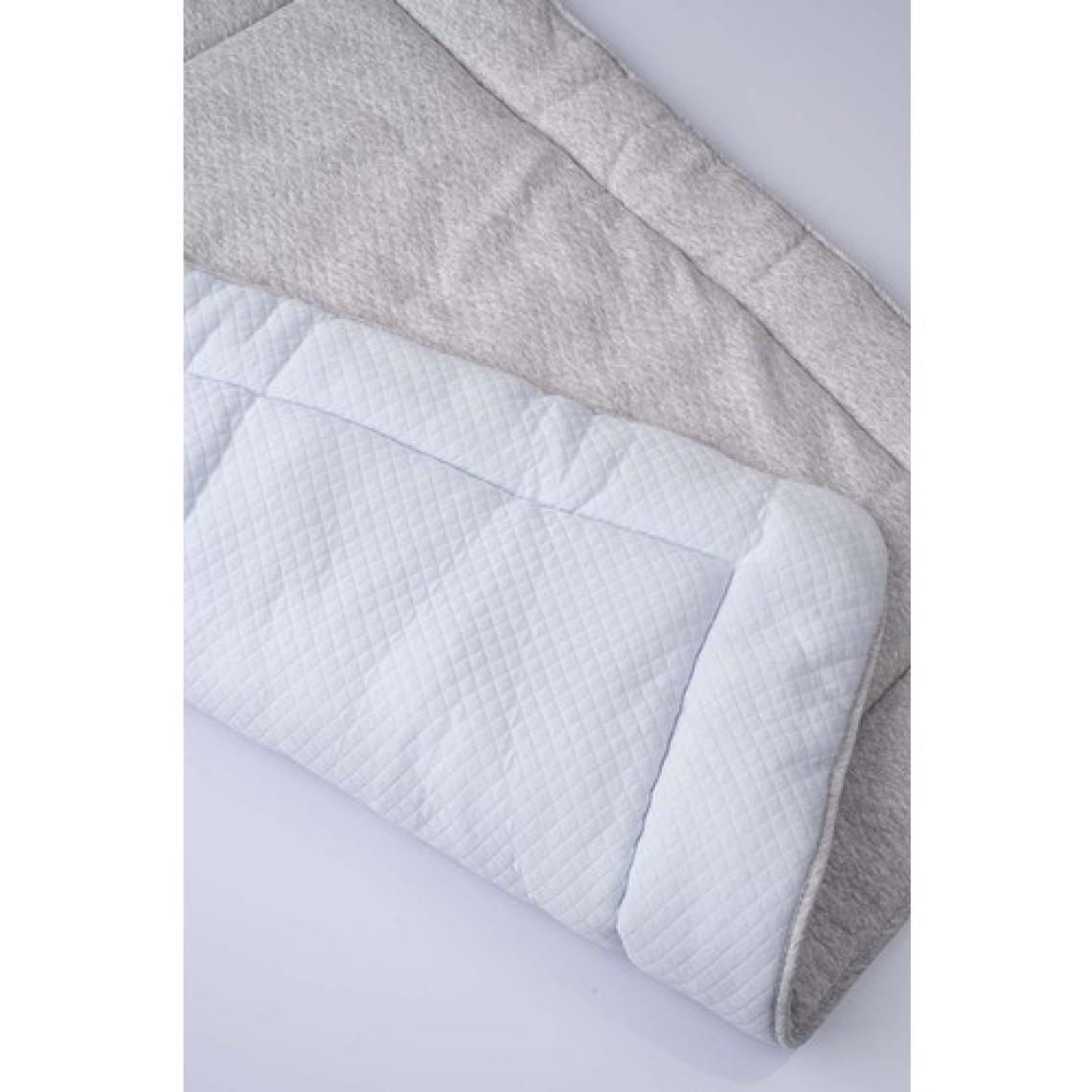 Uygun Bebe Kapitone Emekleme Minderi Oyun Matı 75X95X5 cm Mavi Gri