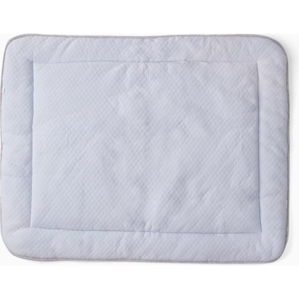 Uygun Bebe Kapitone Emekleme Minderi Oyun Matı 75X95X5 cm Mavi Gri