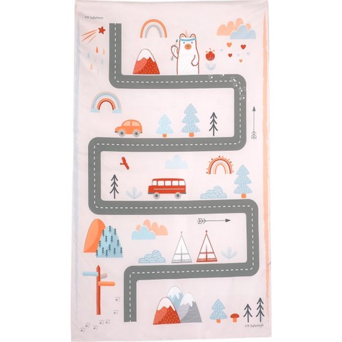 Safemom 90 x 145 cm Aktivite Bebek Çocuk Oyun Halısı Oyun Matı Snow