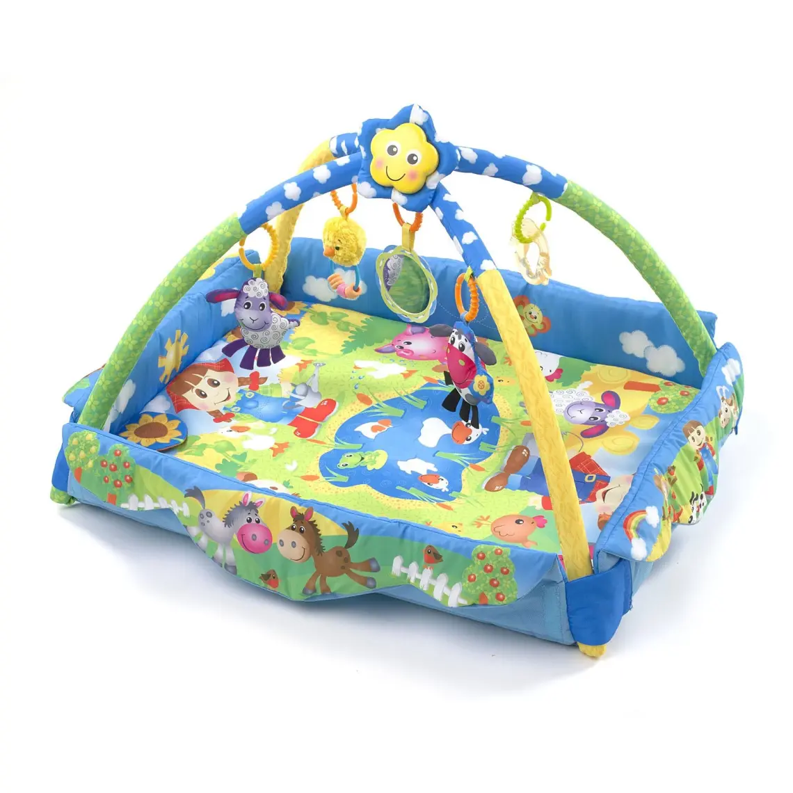 Playgro Mutlu Çiftlik Işıklı ve Sesli Oyun Halısı