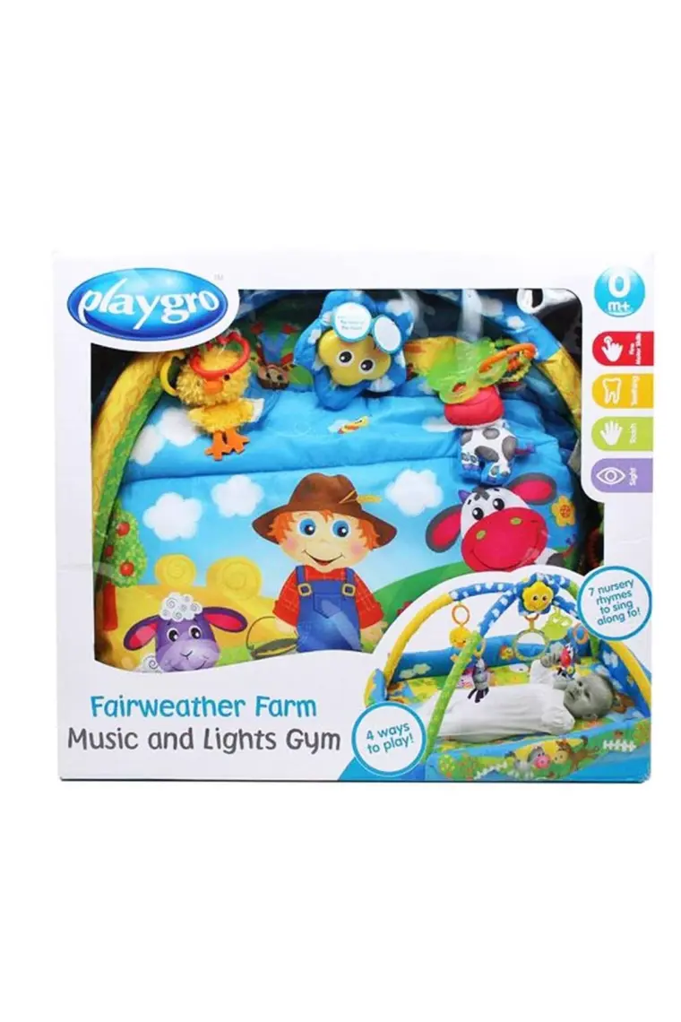 Playgro Mutlu Çiftlik Işıklı ve Sesli Oyun Halısı