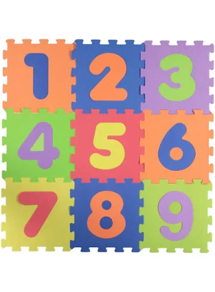 Akar Oyun Matı Rakamlar 7mm 33X33 9lu Yeni