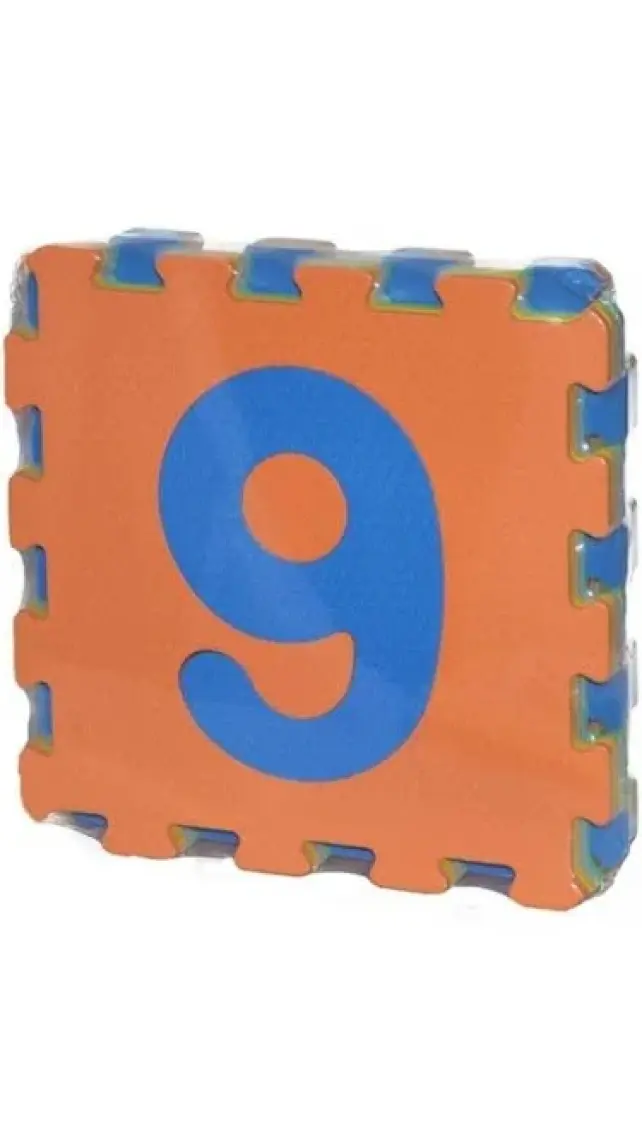 Akar Oyun Matı Rakamlar 7mm 33X33 9lu Yeni