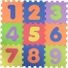 Akar Oyun Matı Rakamlar 7mm 33X33 9lu Yeni