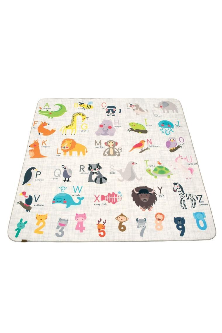 Animals 150x150 cm Oyun Matı Bebek Ve Çocuk Halısı Hayvanlar Sayılar