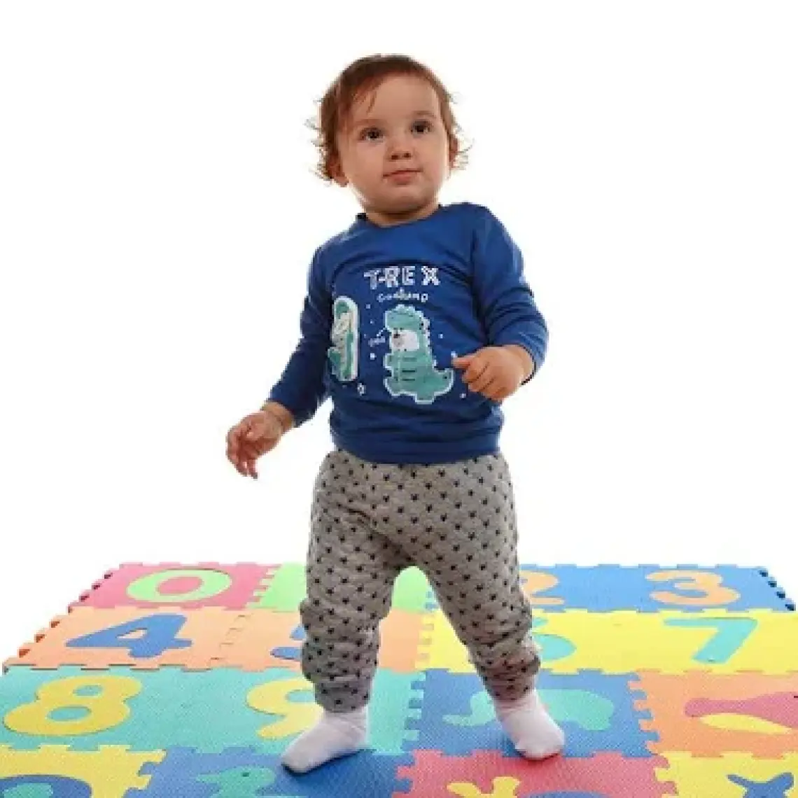 Sun Ta Toys Eva Numaralar 10 Parça Puzzle Oyun Matı
