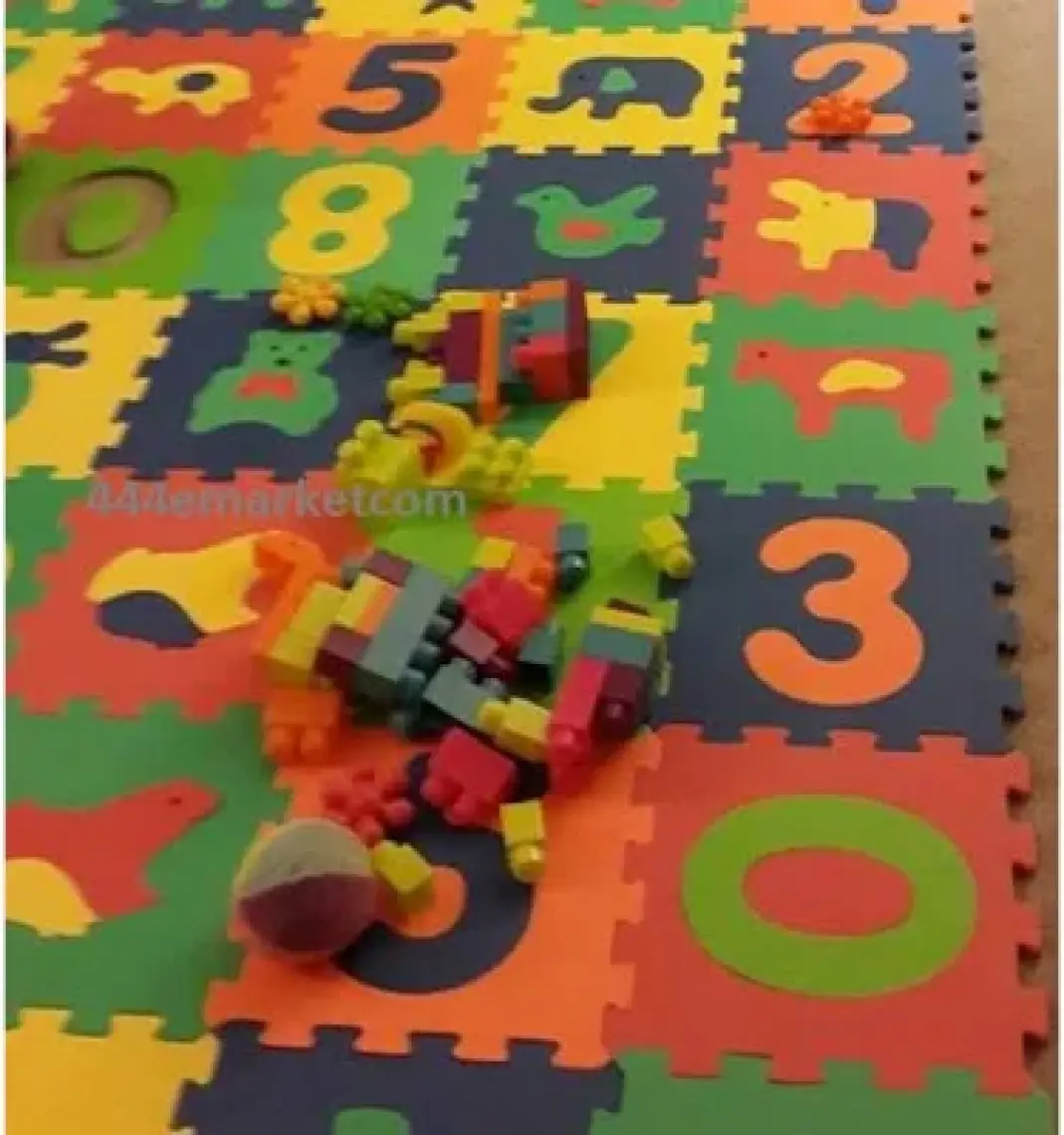 Sun Ta Toys Eva Numaralar 10 Parça Puzzle Oyun Matı