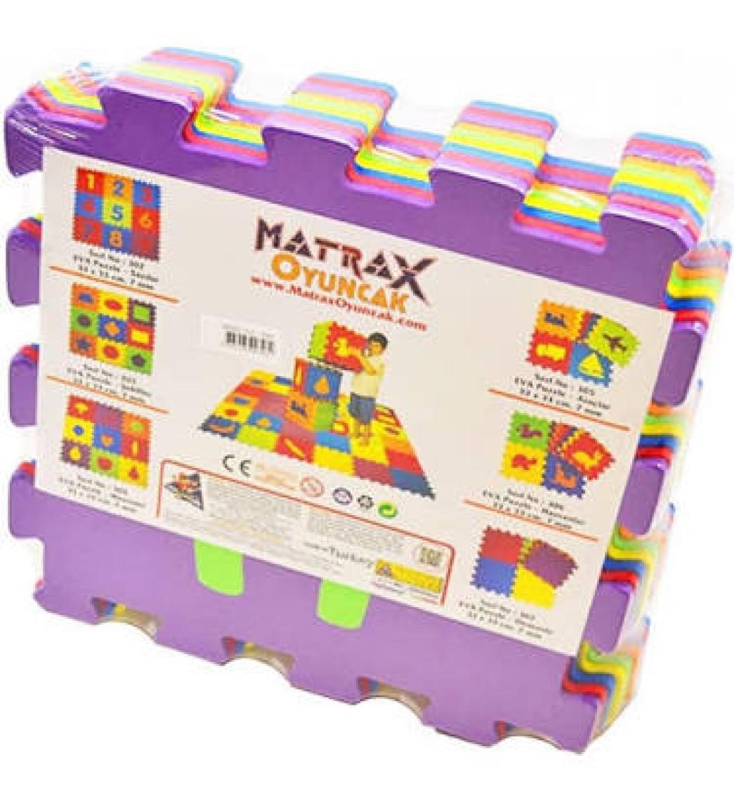 Matrax Oyuncak EVA PUZZLE|33x33cm.x 7 mm.| HAYVANLAR