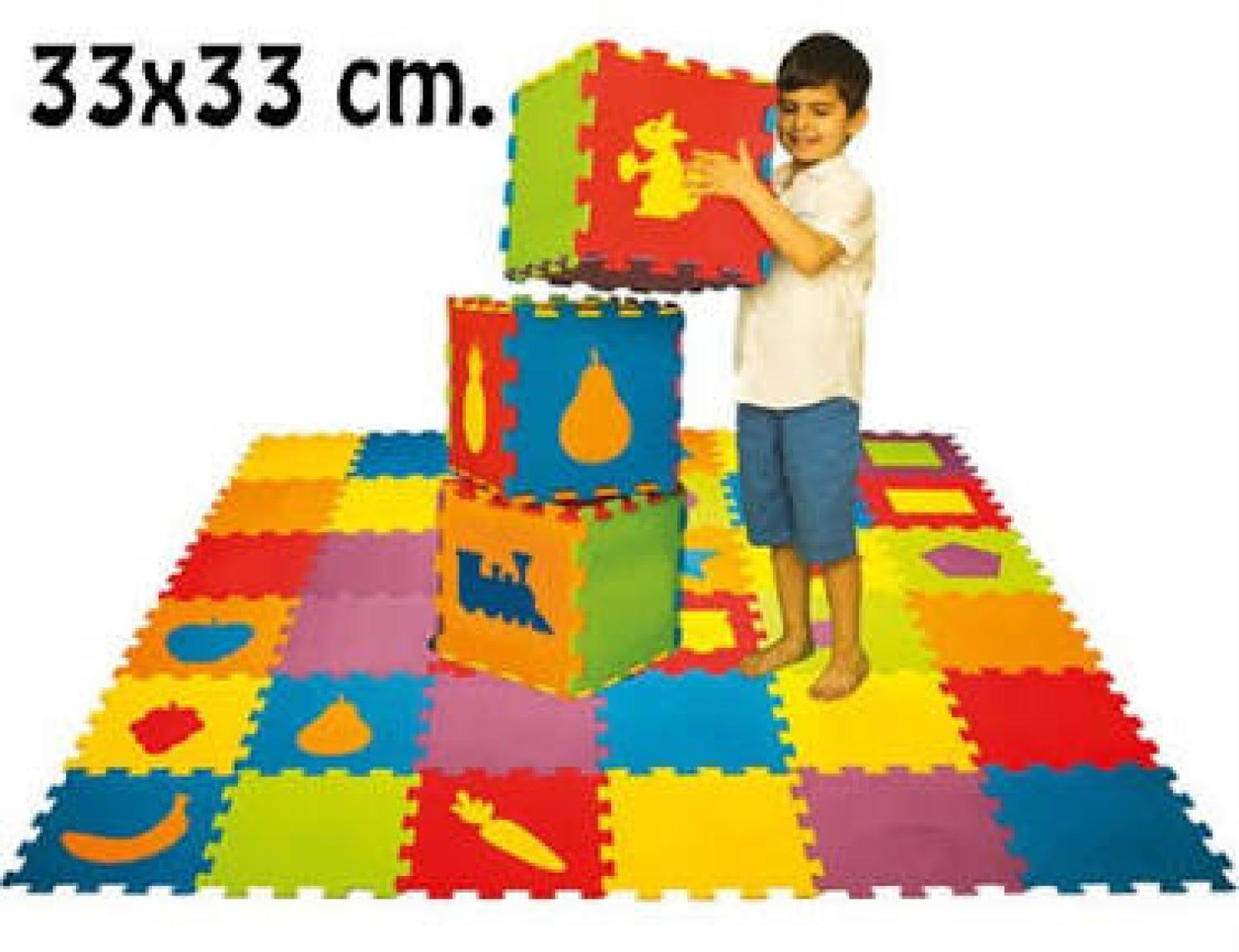 Matrax Oyuncak EVA PUZZLE|33x33cm.x 7 mm.| HAYVANLAR