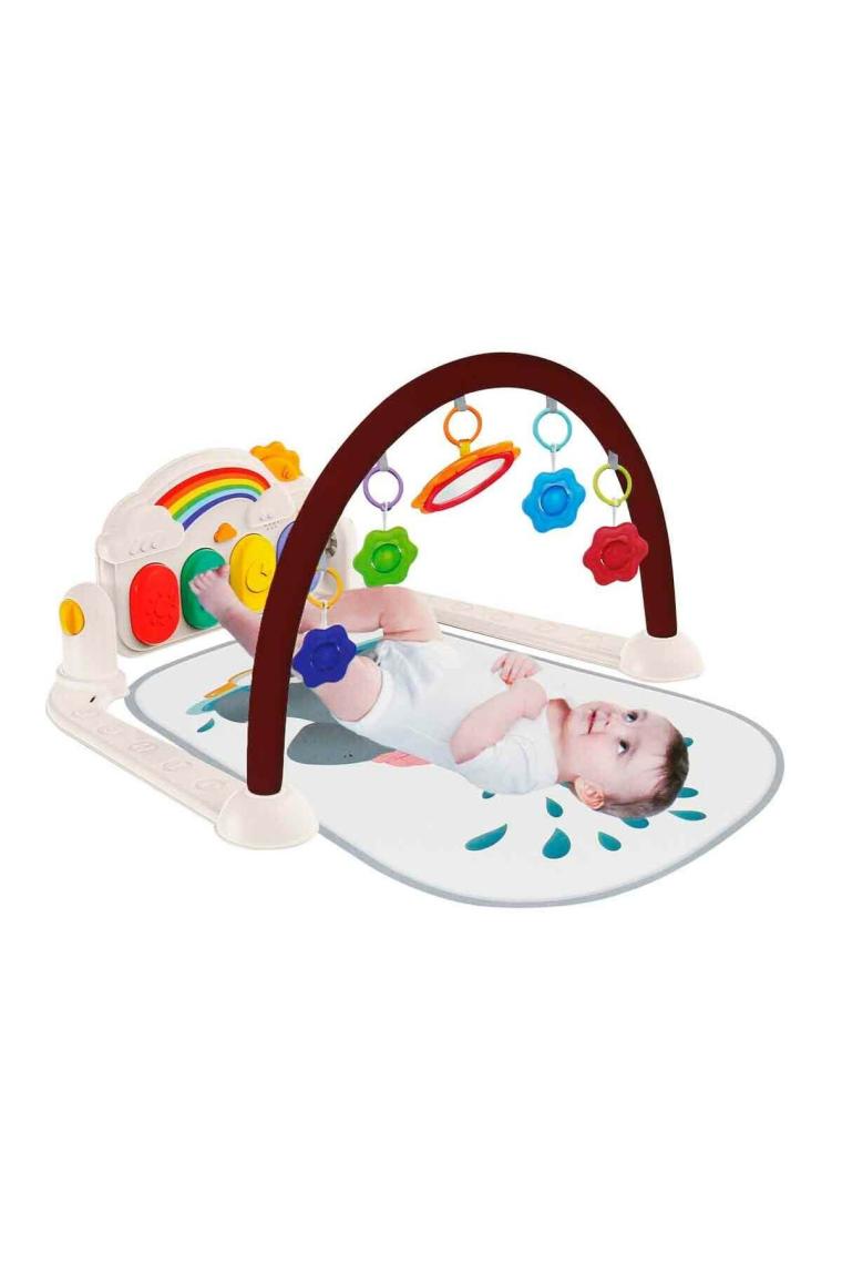 Babycim Piyanolu Gökkuşağı Oyun Halısı