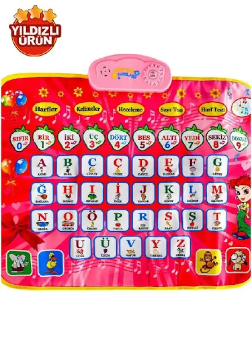 Eğitici Abc Halı Mavi