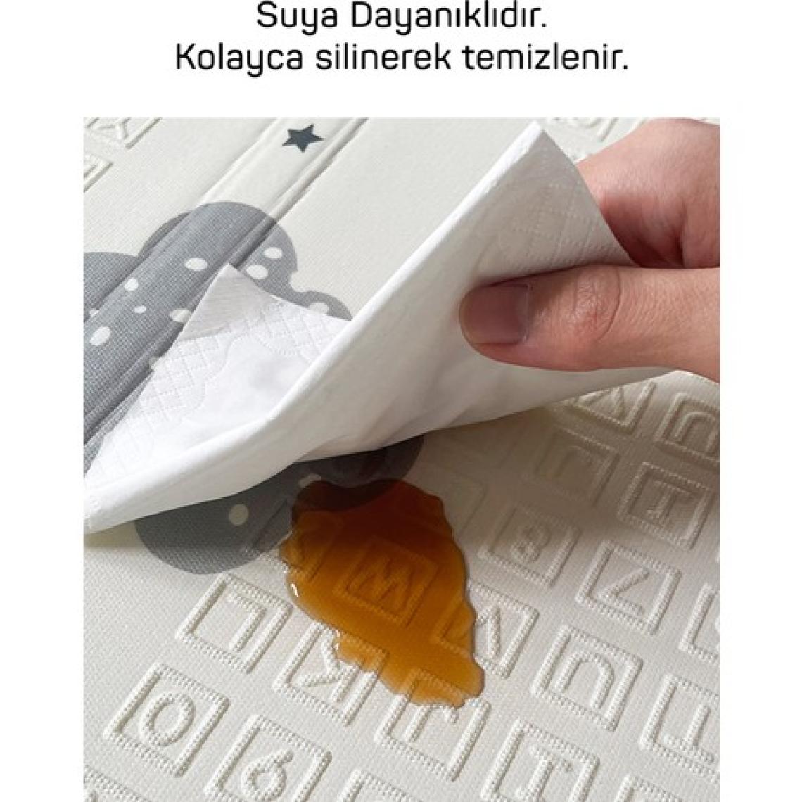 Circle Toys Neşeli Zürafa + Taşıtlar , Katlanabilir Çocuk Oyun Halısı – Ekstra Large - 180X200X1 cm - Taşıma Çantası Yanında